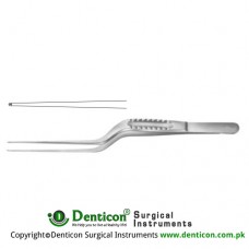 Nasal Tampon Forcep 1 x 2 Teeth Stainless Steel, 16 cm - 6 1/4"